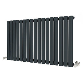 Metro Horizontal Radiator - Anthracite - Single Panel (600mm High) 1003mm Wide