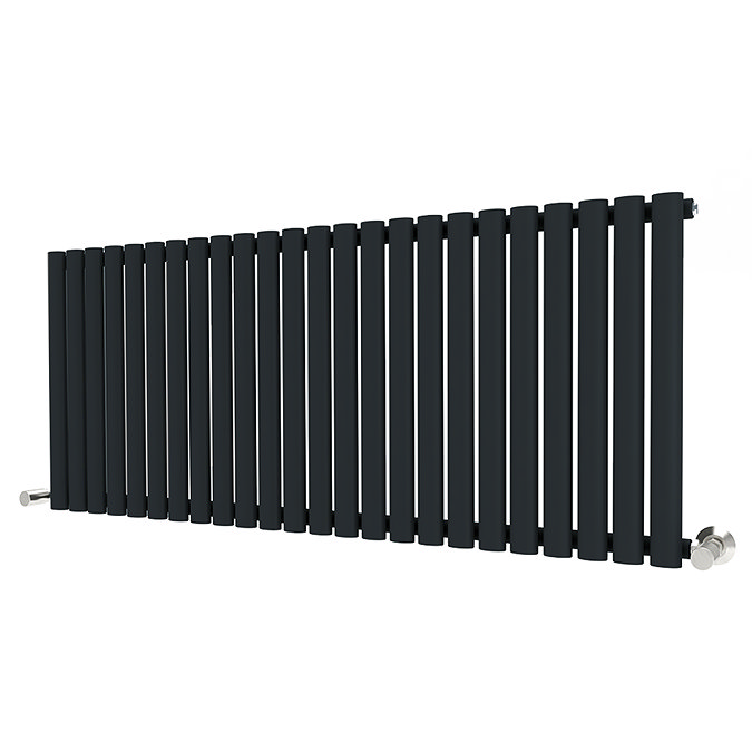 Metro Horizontal Radiator - Anthracite - Single Panel (600mm High) 1416mm Wide