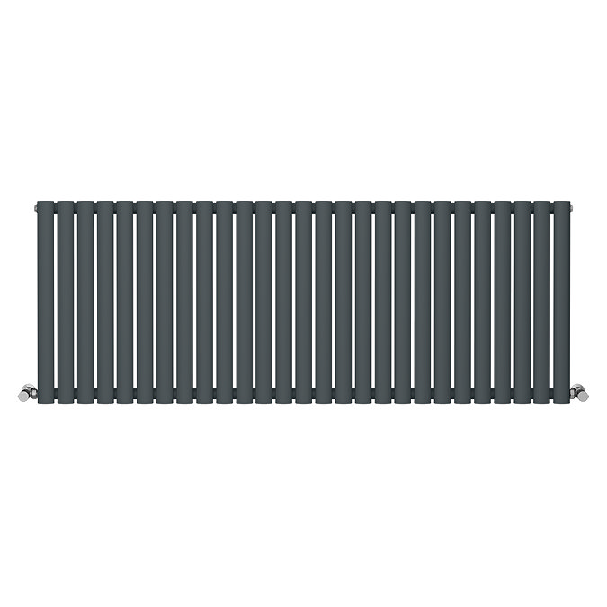 Metro Horizontal Radiator - Anthracite - Single Panel (600mm High) 1596mm Wide