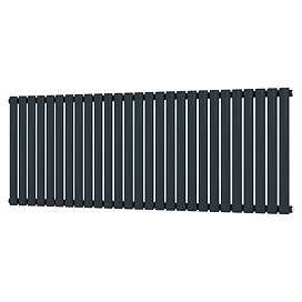 Metro Horizontal Radiator - Anthracite - Single Panel (600mm High) 1596mm Wide