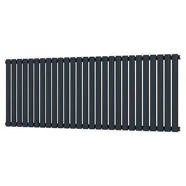 Metro Horizontal Radiator - Anthracite - Single Panel (600mm High) 1596mm Wide