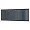 Metro Horizontal Radiator - Anthracite - Single Panel (600mm High) 1596mm Wide