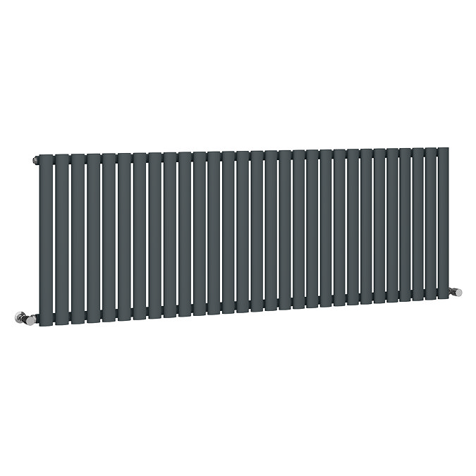 Metro Horizontal Radiator - Anthracite - Single Panel (600mm High) 1711mm Wide