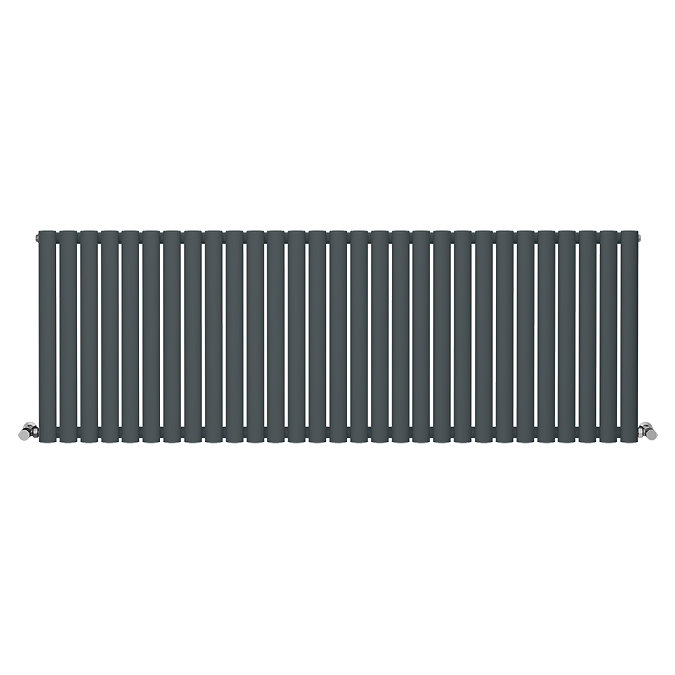 Metro Horizontal Radiator - Anthracite - Single Panel (600mm High) 1711mm Wide