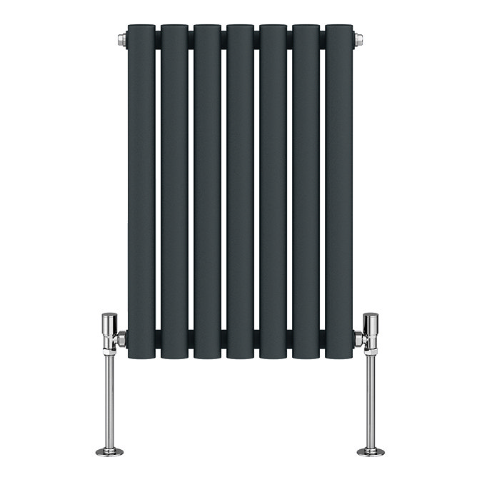Metro Horizontal Radiator - Anthracite - Single Panel (600mm High) 413mm Wide