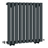 Metro Horizontal Radiator - Anthracite - Single Panel (600mm High) 590mm Wide