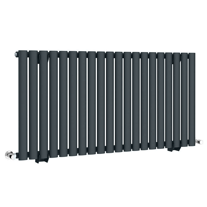Metro Horizontal Radiator - Anthracite - Single Panel (600mm High) 1180mm Wide