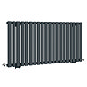 Metro Horizontal Radiator - Anthracite - Single Panel (600mm High) 1180mm Wide