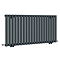 Metro Horizontal Radiator - Anthracite - Single Panel (600mm High) 1180mm Wide