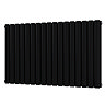 Metro Horizontal Radiator - Matt Black - Double Panel (600mm High) 1003mm Wide