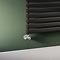 Metro Horizontal Radiator - Matt Black - Single Panel (1600mm Wide)