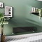 Metro Horizontal Radiator - Matt Black - Single Panel (1600mm Wide) 295mm High