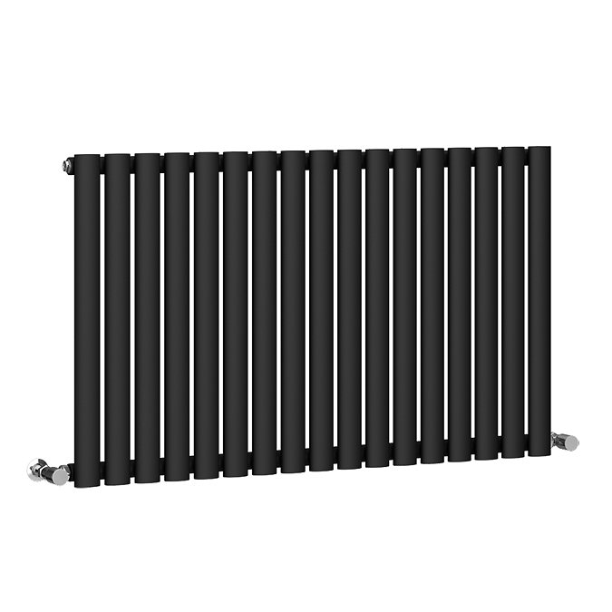 Metro Horizontal Radiator - Matt Black - Single Panel (600mm High) 1003mm Wide