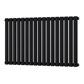 Metro Horizontal Radiator - Matt Black - Single Panel (600mm High) 1003mm Wide