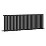 Metro Horizontal Radiator - Matt Black - Single Panel (600mm High) 1711mm Wide