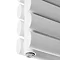 Metro Horizontal Radiator - White - Double Panel (1600mm Wide)  Profile Large Image