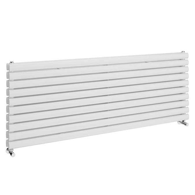 Metro Horizontal Radiator - White - Double Panel (H590 x W1600mm)