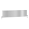 Metro Horizontal Radiator - White - Double Panel (400mm High) 1593mm Wide