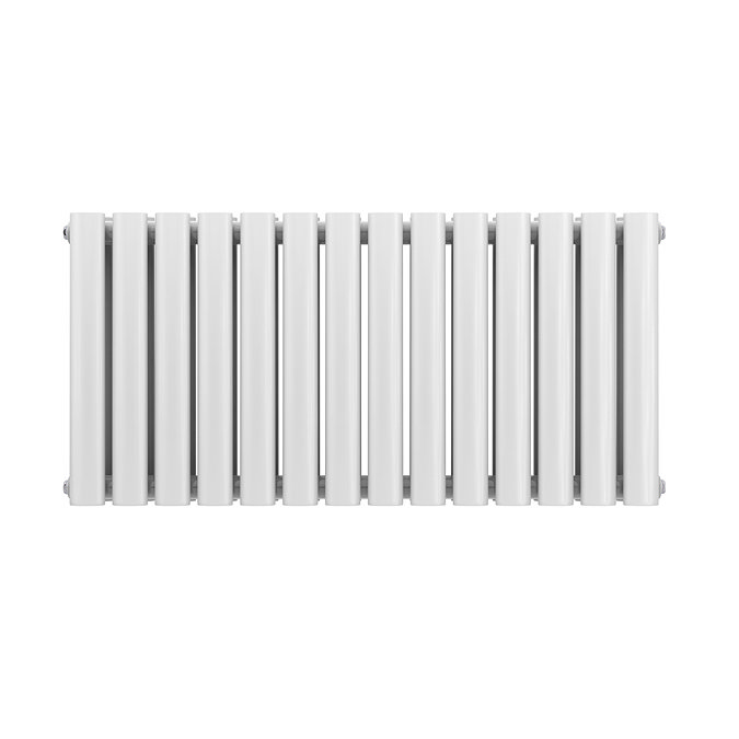Metro Horizontal Radiator - White - Double Panel (400mm High) 826mm Wide