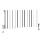 Metro Horizontal Radiator - White - Double Panel (400mm High) 826mm Wide
