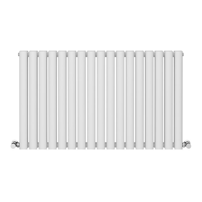 Metro Horizontal Radiator - White - Double Panel (600mm High) 1003mm Wide