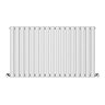 Metro Horizontal Radiator - White - Double Panel (600mm High) 1003mm Wide