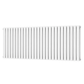 Metro Horizontal Radiator - White - Double Panel (600mm High) 1596mm Wide