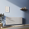 Metro Horizontal Radiator - White - Double Panel (600mm High) 1596mm Wide