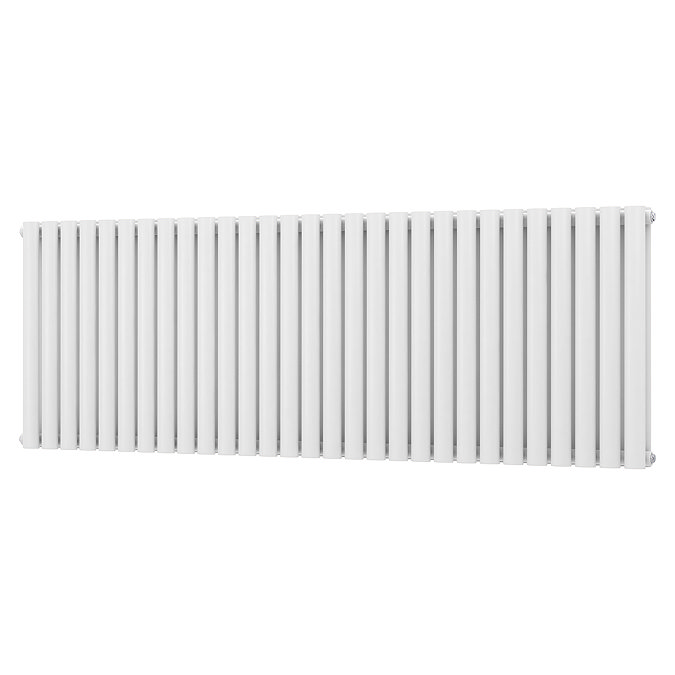 Metro Horizontal Radiator - White - Double Panel (600mm High) 1711mm Wide