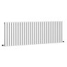 Metro Horizontal Radiator - White - Double Panel (600mm High) 1711mm Wide