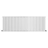 Metro Horizontal Radiator - White - Double Panel (600mm High) 1711mm Wide