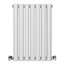 Metro Horizontal Radiator - White - Double Panel (600mm High) 413mm Wide