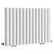 Metro Horizontal Radiator - White - Double Panel (600mm High)  Standard Large Image