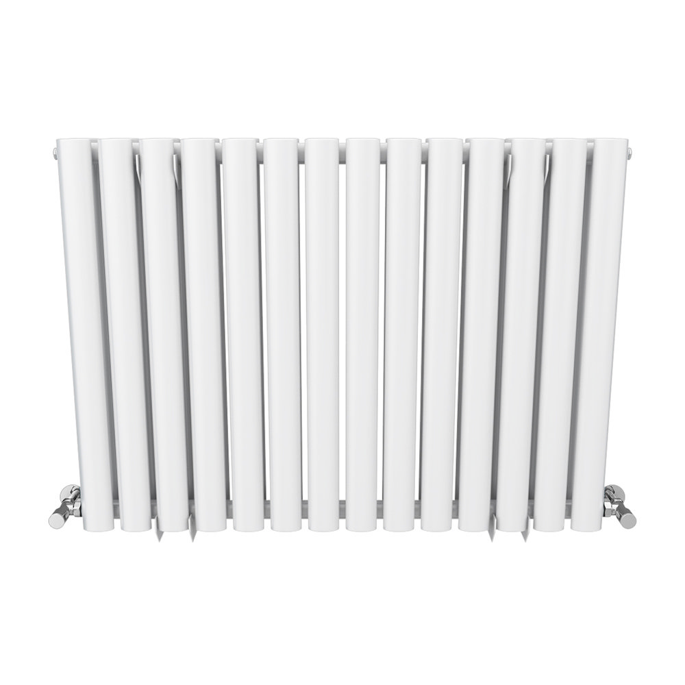 Horizontal Double Panel Radiator - White | Victorian Plumbing