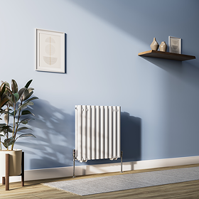 Metro Horizontal Radiator - White - Double Panel (600mm High)