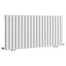 Metro Horizontal Radiator - White - Double Panel (600mm High) 1180mm Wide