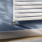Metro Horizontal Radiator - White - Single Panel (1600mm Wide) 413mm High