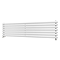 Metro Horizontal Radiator - White - Single Panel (1600mm Wide) 413mm High