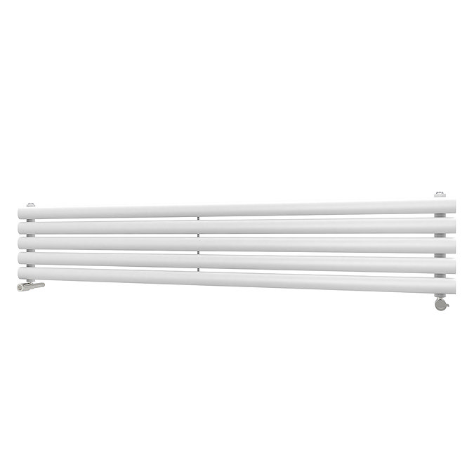 Metro Horizontal Radiator - White - Single Panel (1600mm Wide) 295mm High