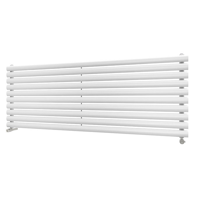Metro Horizontal Radiator - White - Single Panel (1600mm Wide) 590mm High