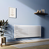 Metro Horizontal Radiator - White - Single Panel (1600mm Wide) 590mm High
