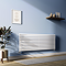 Metro Horizontal Radiator - White - Single Panel (1600mm Wide) 590mm High