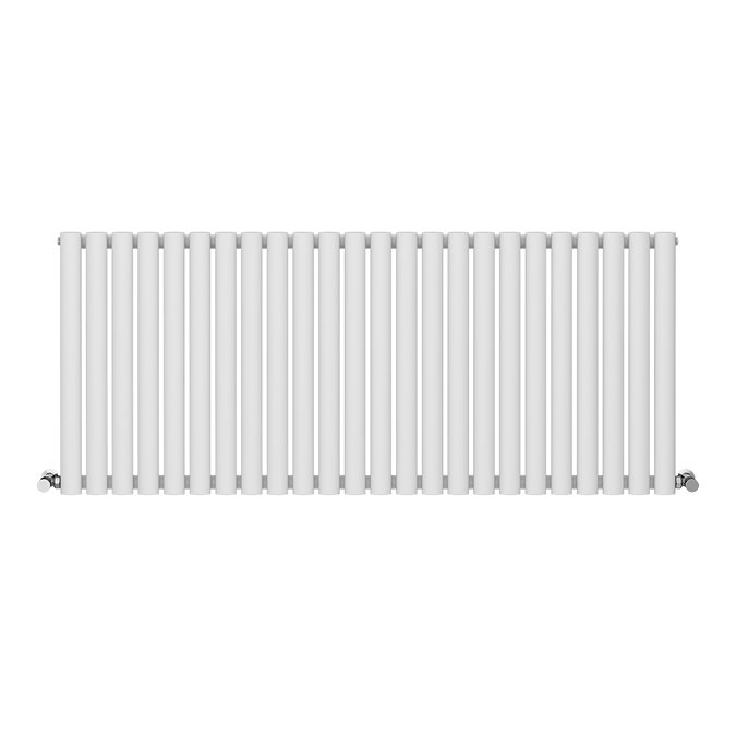 Metro Horizontal Radiator - White - Single Panel (600mm High) 1416mm Wide