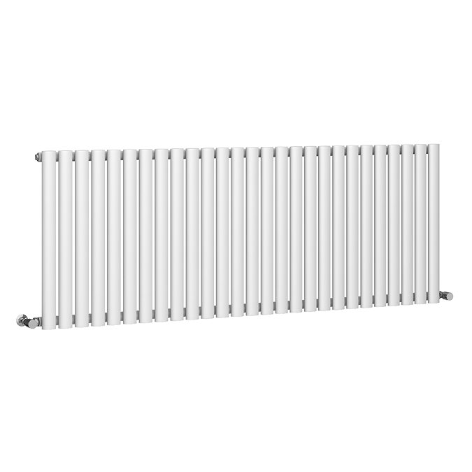 Metro Horizontal Radiator - White - Single Panel (600mm High) 1596mm Wide