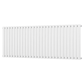 Metro Horizontal Radiator - White - Single Panel (600mm High) 1596mm Wide