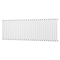 Metro Horizontal Radiator - White - Single Panel (600mm High) 1711mm Wide