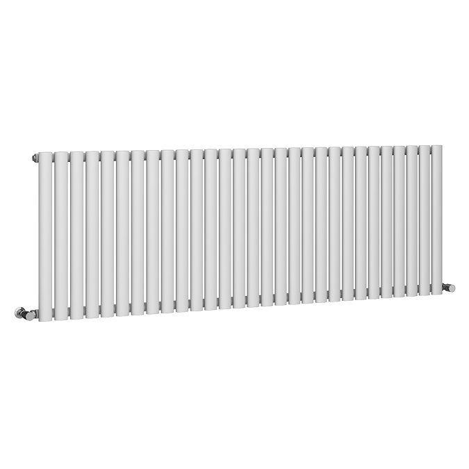 Metro Horizontal Radiator - White - Single Panel (600mm High) 1711mm Wide