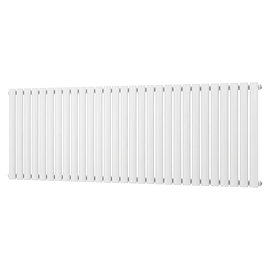 Metro Horizontal Radiator - White - Single Panel (600mm High) 1711mm Wide