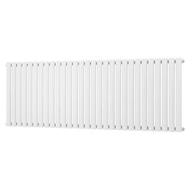 Metro Horizontal Radiator - White - Single Panel (600mm High) 1711mm Wide