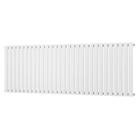 Metro Horizontal Radiator - White - Single Panel (600mm High) 1711mm Wide